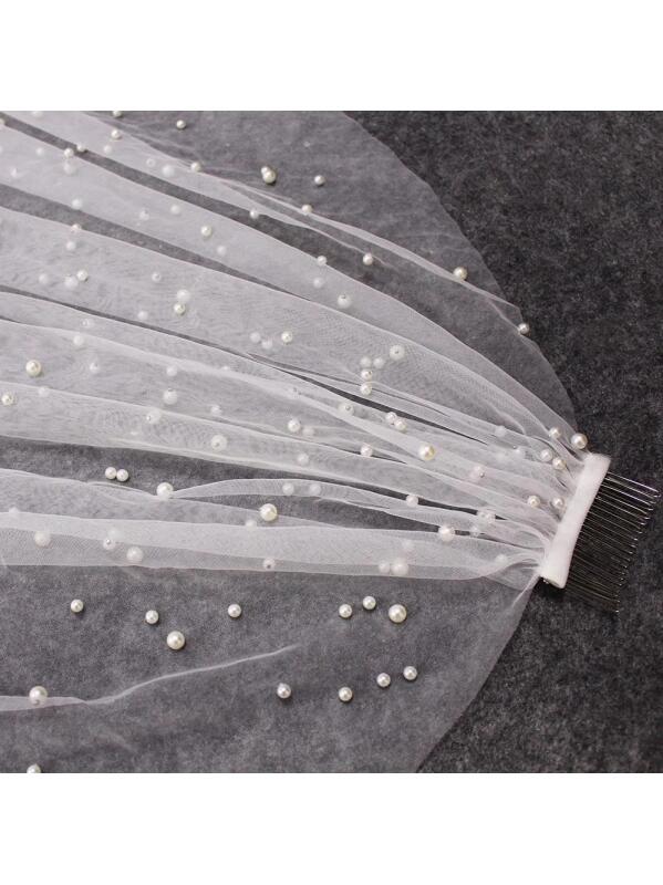 Velo de perlas - 3 metros OFFWHITE-