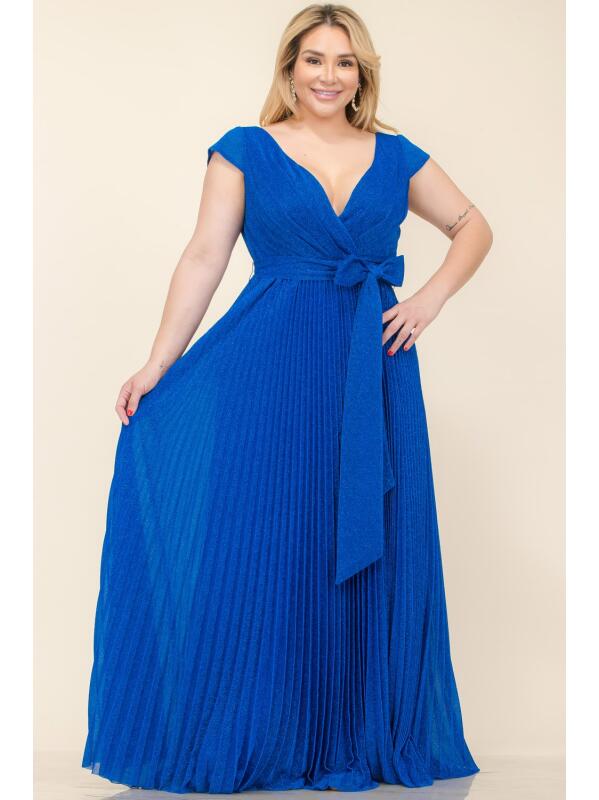 Vestido Azul Rey