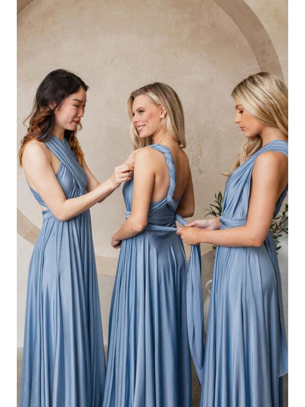 Vestido Dusty Blue