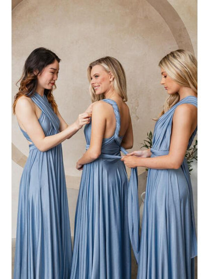 Vestido Dusty Blue