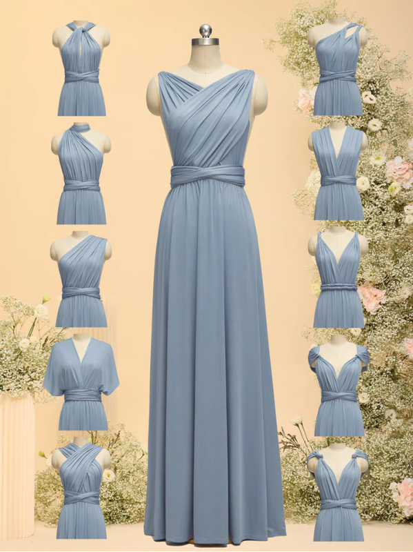Vestido Dusty Blue