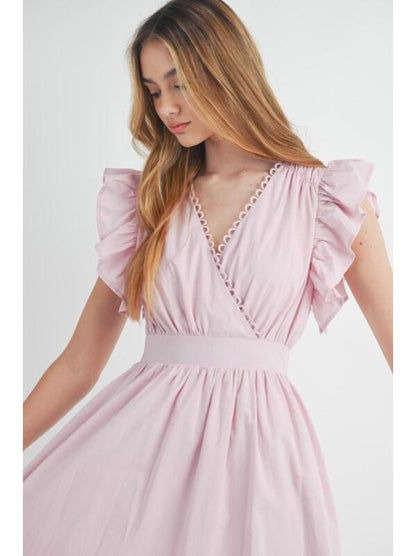 Vestido color Malva