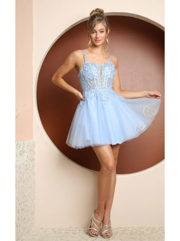 Vestido corto talla S
