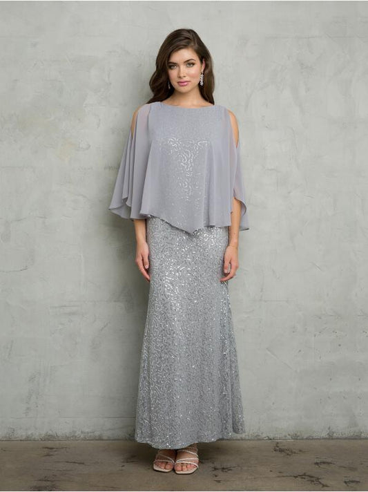 Vestido de Fiesta -Vino, Azul, Morado-
