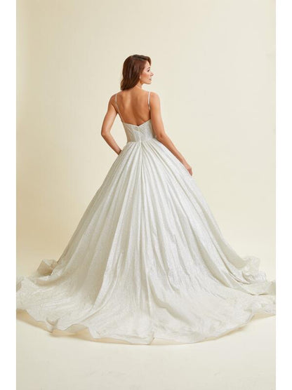 Vestido de Novia color Plata