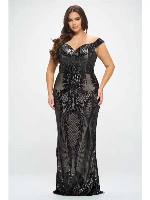Vestido en talla 1XL, 2XL, 3XL