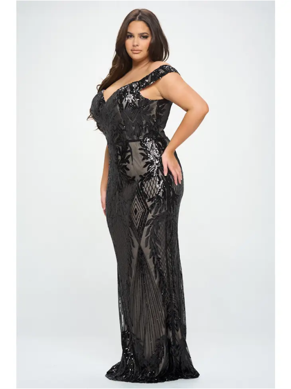 Vestido en talla 1XL, 2XL, 3XL