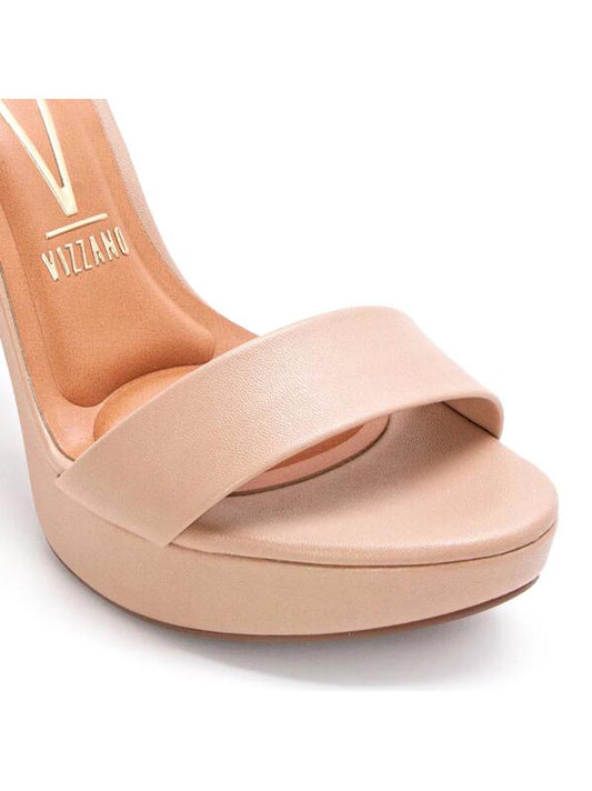 Zapatilla color Nude marca Vizzano